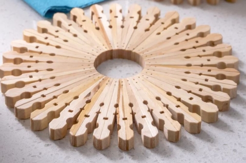 Clothespin Trivet