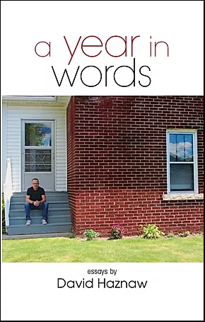 Cover of book "A Year In Words" by David Haznaw