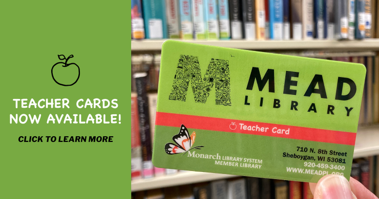 Promotional Image for the library's new teacher card program